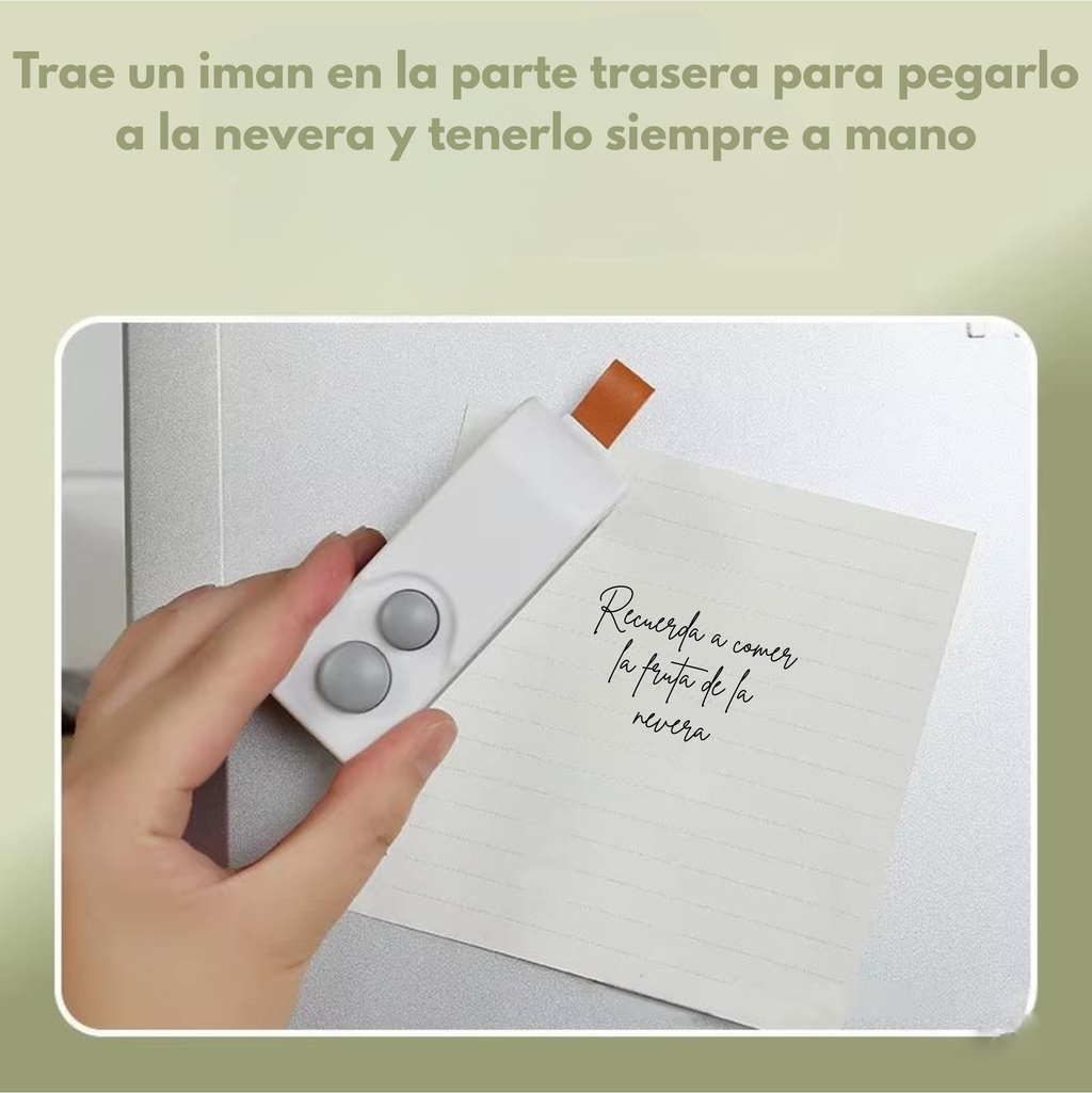 "Mini sellador de bolsas"
